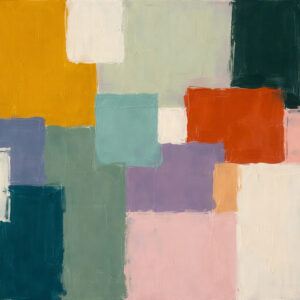 COLOR BLOCKS <br> Abstrakte Acrylleinwand